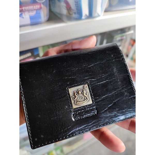 Dompet checkers pria mempesona ori hitam
