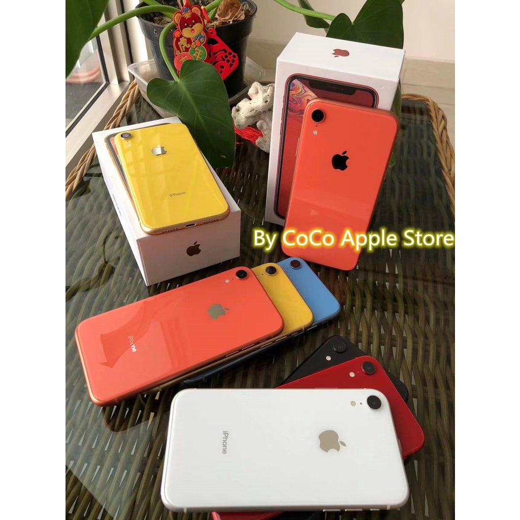 iPhoneXR 64GB All Sim Silent Fullset Original Second Mulus100% Like New 3utools All Green （Garansi 1 Tahun）