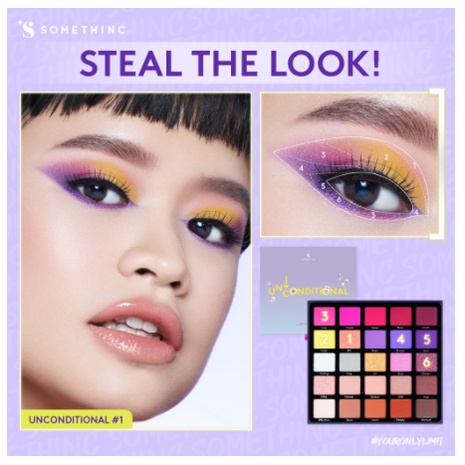 SOMETHINC UNSTOPPABLE | UNCONDITIONAL | UNBREAKABLE 25 Pro Eyeshadow Palette