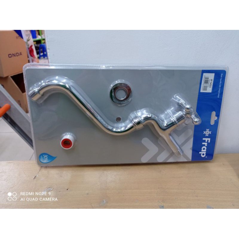 Kran Air Wall Sink Tap Merk FRAP Type IF1433