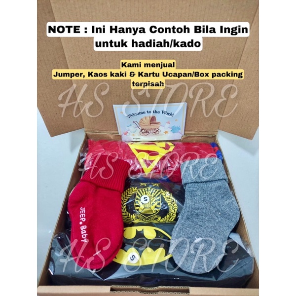 HARGA GROSIR ! JUMPER BATMAN BABY / BAJU BAYI / BAJU BABY / JUMPER BAYI / KOSTUM BAYI TERMURAH !