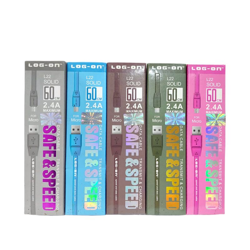 KABEL DATA L22 LOG-ON FAST CHARGING  MICRO 60 CM
