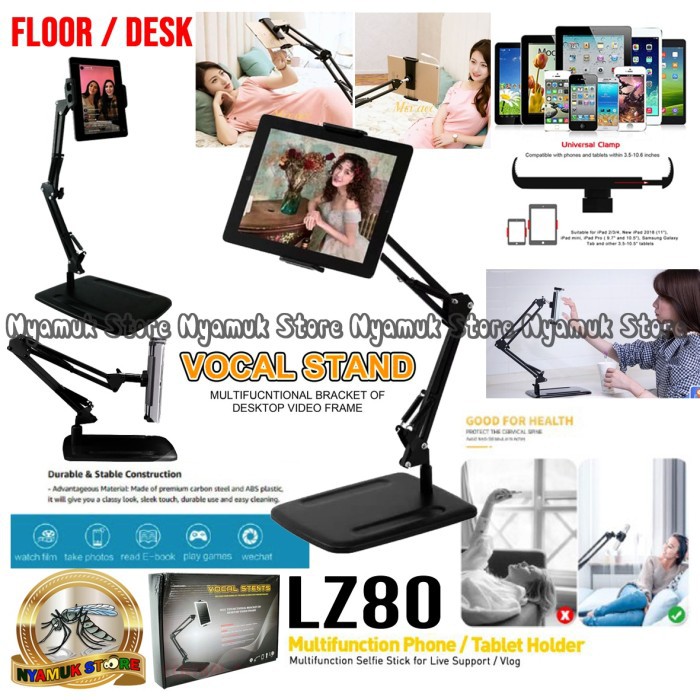 Lazypod LZ80 Stand Besi Metal For HP Tablet 10.5"