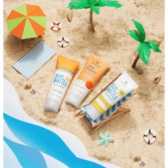 EMINA Sunscreen Sun Protection (Sun Battle | Skin Buddy) - Sunscreen Wajah
