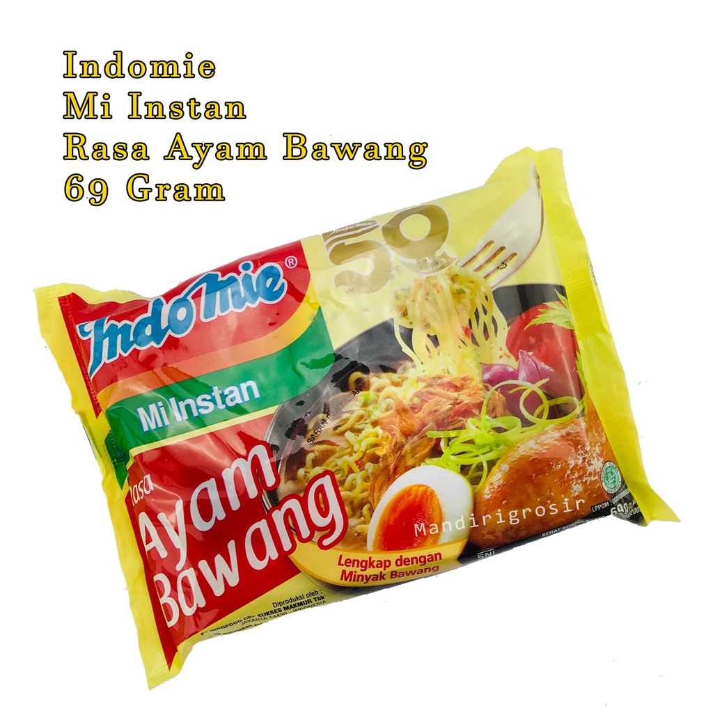 Mie Instan * Indomie * Ayam Bawang * 69g