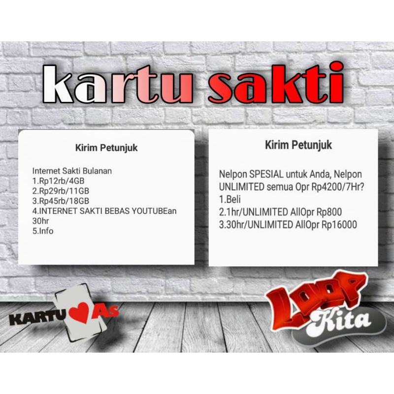 internet sakti 4gb/18gb tarif tarif murah dan nelpon sepuasnya cuma 16k