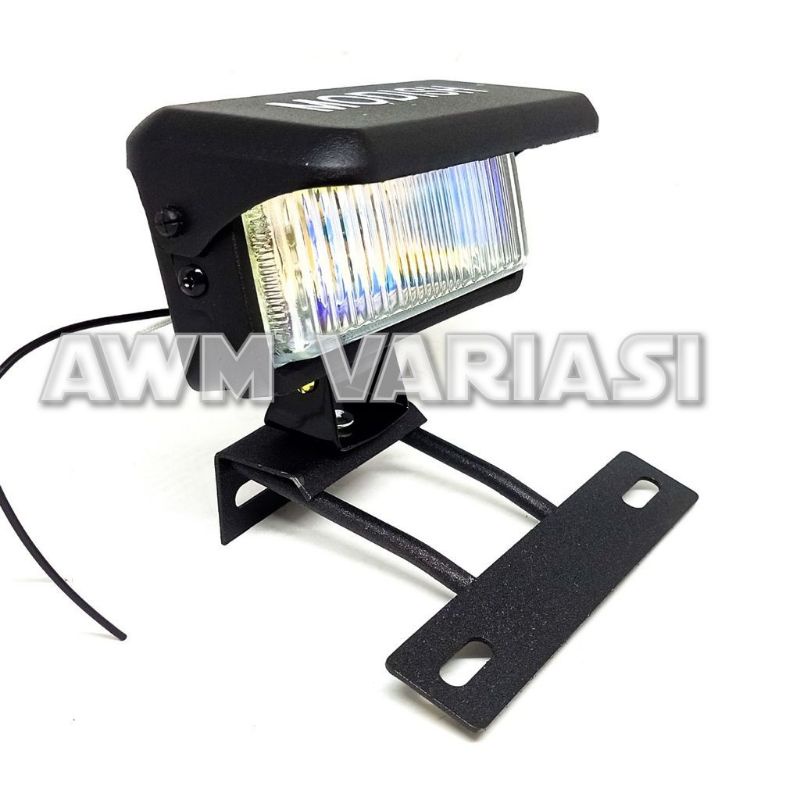 Lampu topi plus breket Variasi rx king vixion gl megapro byson dll