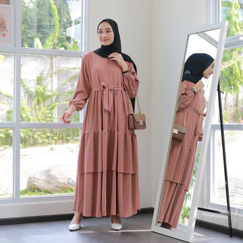 Gamis Ceruty Babydoll Malaysia Zapin Busui ya kakak