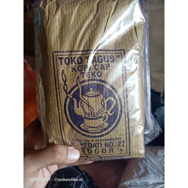 

NG Kopi Cap Teko Gram Tanpa Gula Produksi Agus Kopi Legendaris Khas Kota Bogor Enak dan Harum