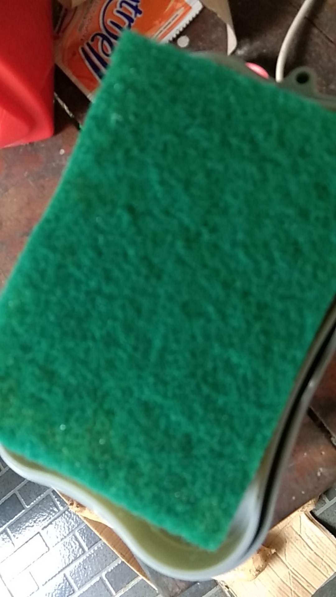 Dispenser Sabun Cuci Piring Busa Sponge / Soap Pump Sponge Caddy