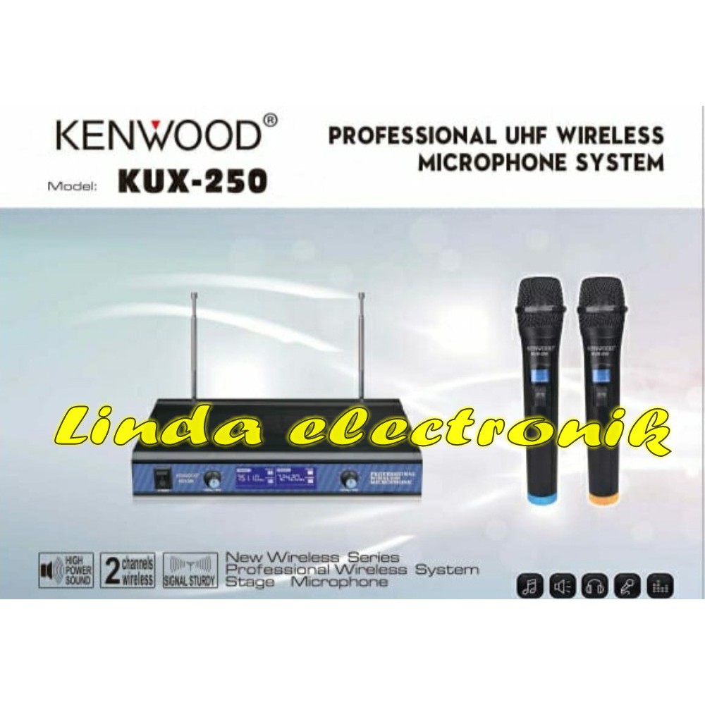 MIC WIRELESS KENWOOD KUX 250 MICROPHONE KENWOOD KUX250
