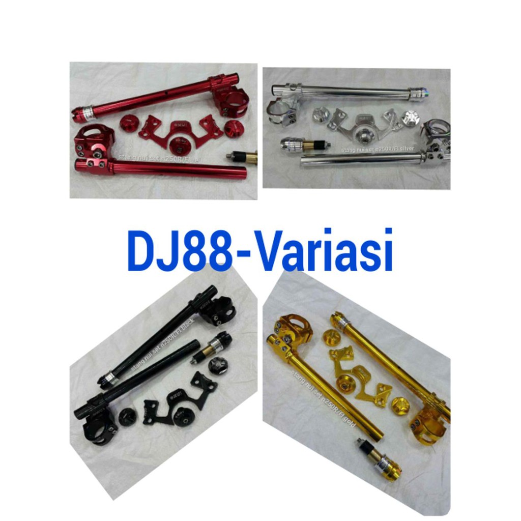 Promo Puasa stang set nui ninja 250r , ninja 250 fi , stang jepit ninja 250fi , Diskon