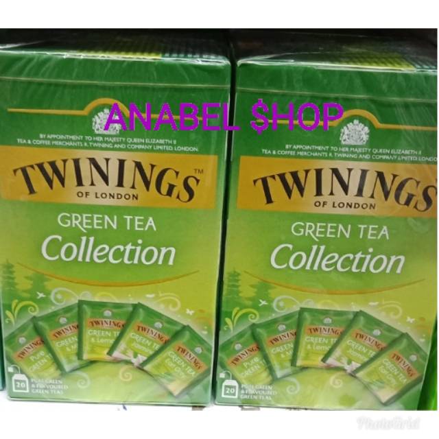 

Teh Twinings of London Green Tea Collection Bag Twining Import