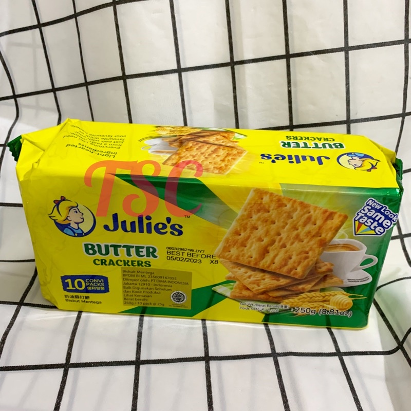 

Julie's / Julies Butter Crackers / Biskuit Mentega / Roti Asin