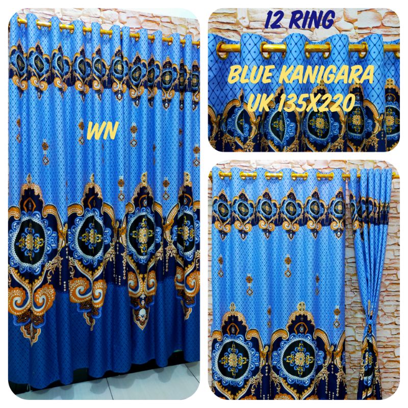 READY LAGI! PALING LARIS!!! gorden Pintu dan Jendela Model Smokring 12 Ring 135x220