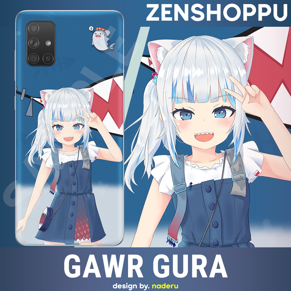 Phone Case Hololive EN Gawr Gura - Aonouta Ver.