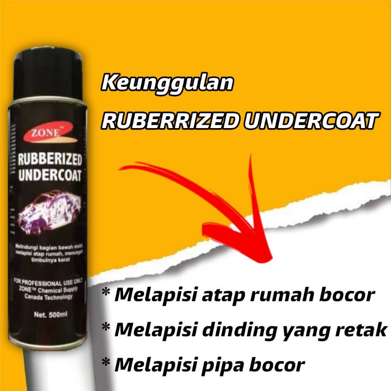 Pelapis anti bocor / undercoat / Anti bocor spray / rubber sealant spray