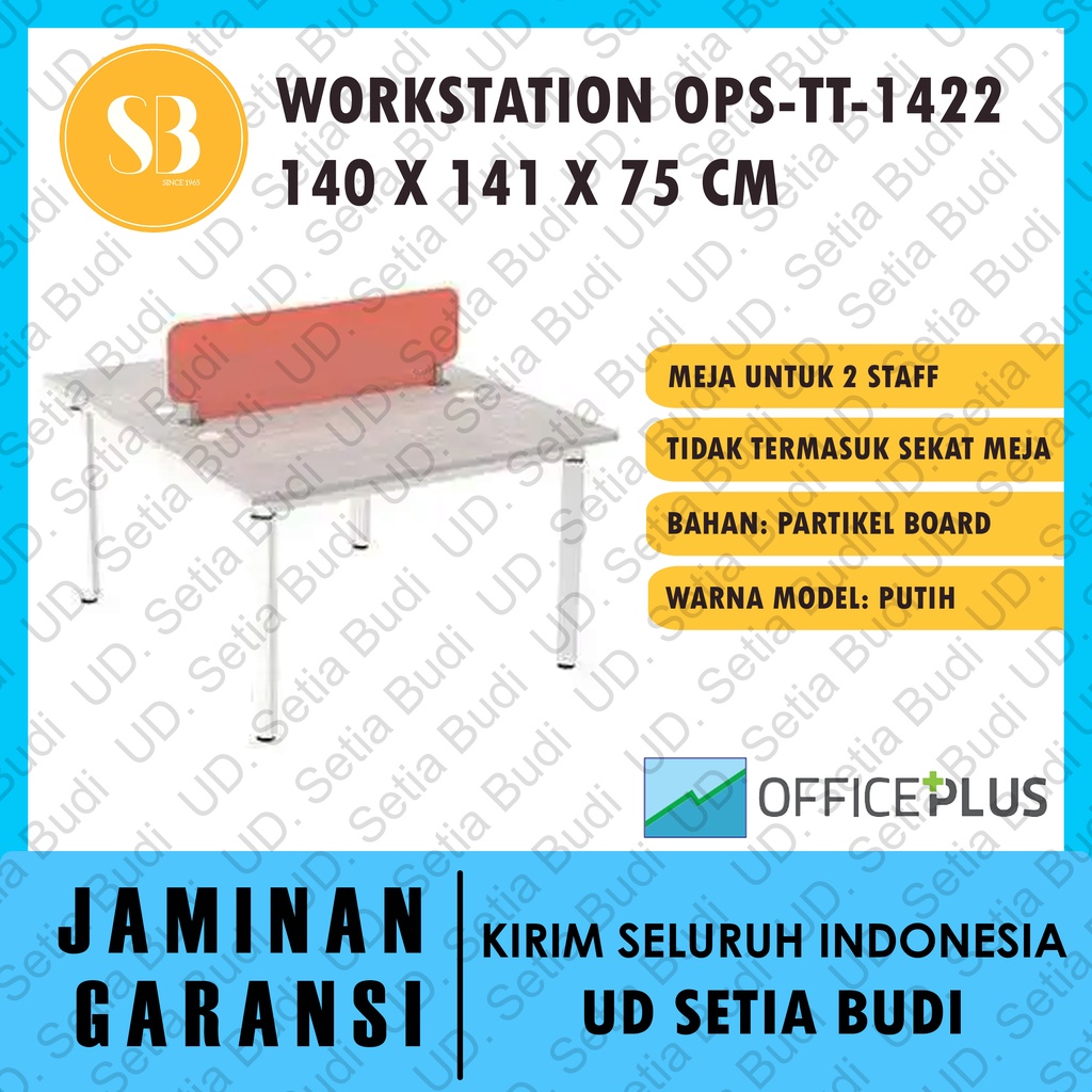 Meja Kerja Office Plus 2 Staff OPS-TT 1422