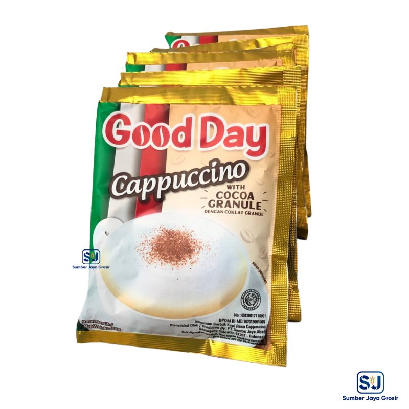 

KOPI GOOD DAY CAPPUCINO RENCENG (ISI 10 SACHET)