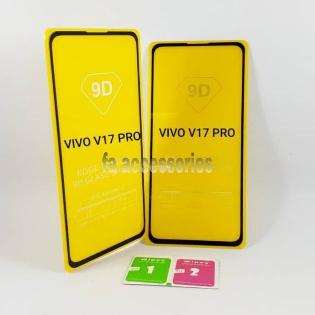 Vivo V17 Pro Tempered Glass Warna 5D 9D Anti gores kaca Full Cover V17Pro