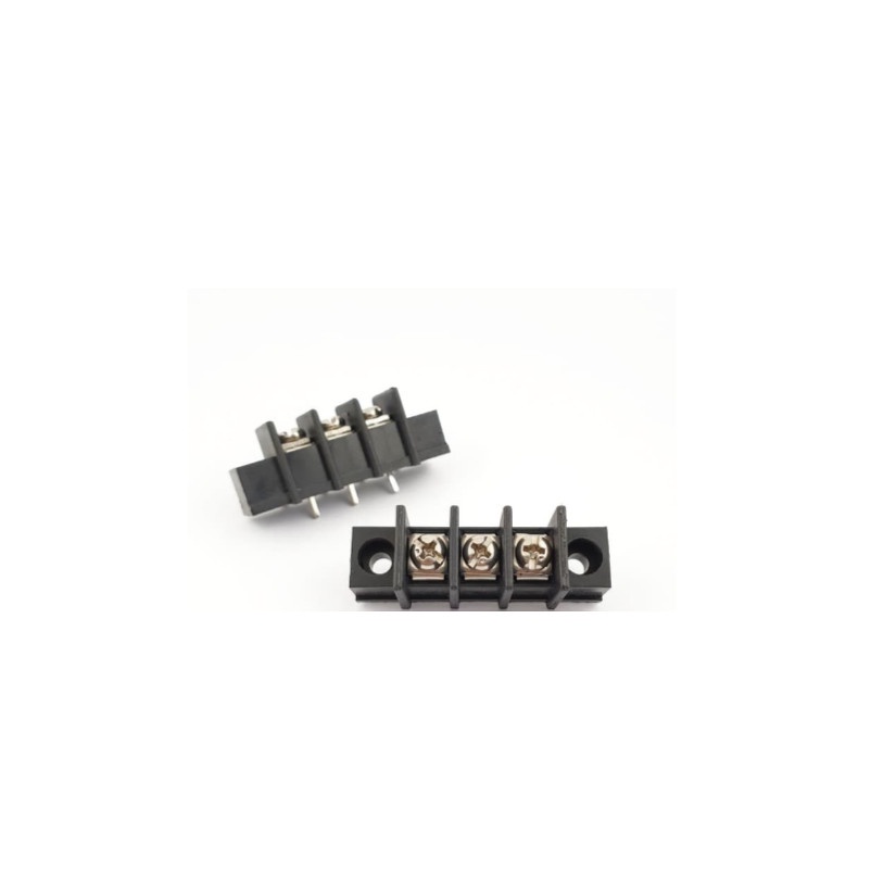 Terminal Block Hitam 3P PCB 3 P KF45 3 Pin KF 45 With Ears Kuping