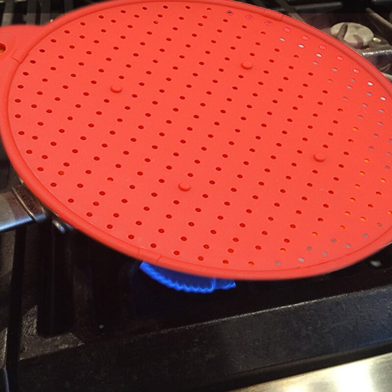 1pc Splatter Screen Cover Lid Round Pan Cover Spill Stopper Pot Splatter Screen Kitchen Strainer