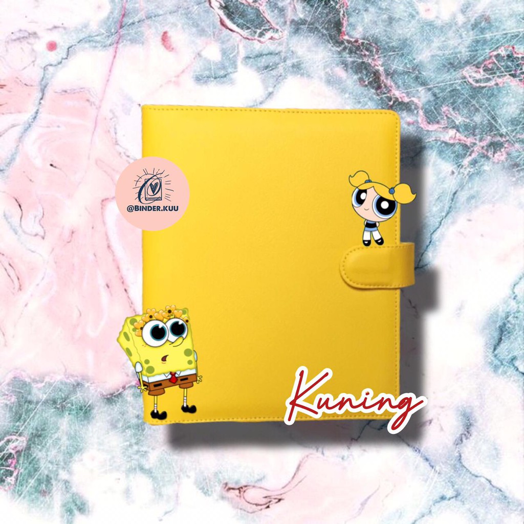 

Binder Polos Kuning // Orange A5 - B5