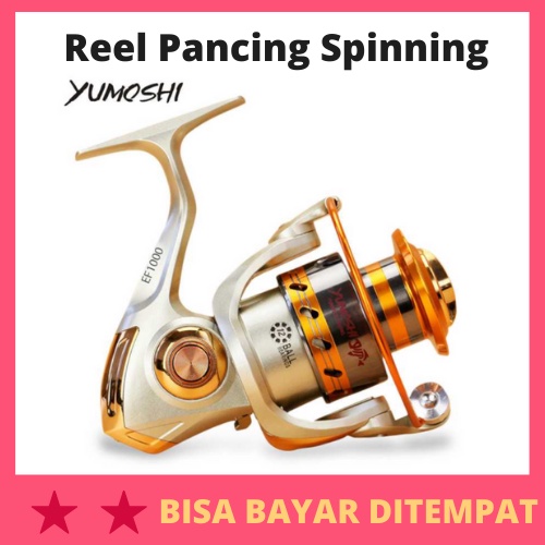 EF1000 Reel Pancing Spinning 12 Ball Bearing / Reel Rell Rel Ril Riil Rill Gulungan Katrol Pancing P