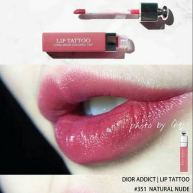 Preeloved dior lip tatto #351 natural nude