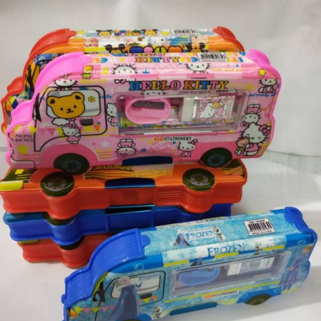 

PENSIL CASE / TEMPAT PENSIL SET MOTIF MOBIL