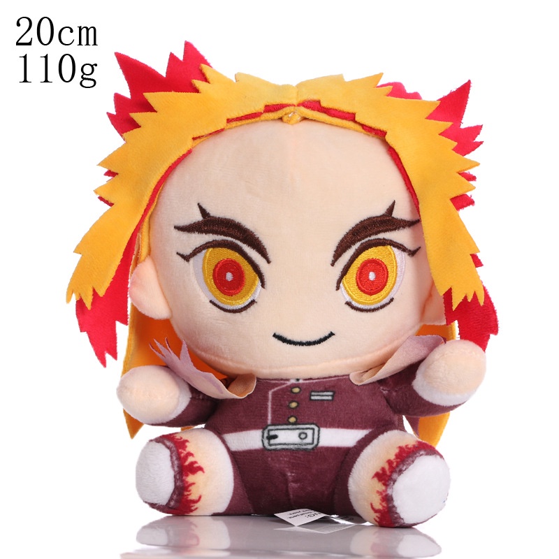 1pc Mainan Boneka Stuffed Plush Demon Slayer Yaiba Kamado Tanjirou Tomioka Douma Sabit 20cm Untuk Hadiah Anak