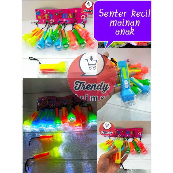 Senter dua warna besar isi 12 pcs senter