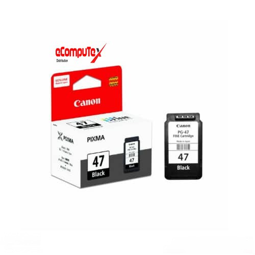 CARTRIDGE CANON PG 47 BLACK / TINTA CATRIDGE CANON PG47 HITAM - RESMI