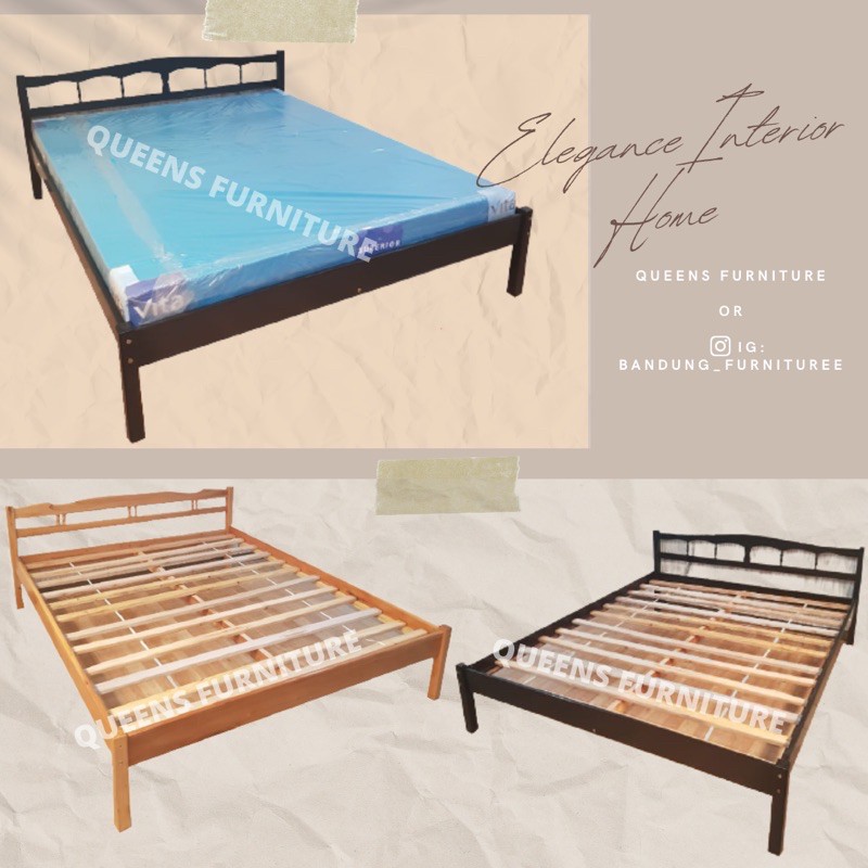 RANJANG/DIVAN/TEMPAT TIDUR KAYU UK 120X200 /  140x200