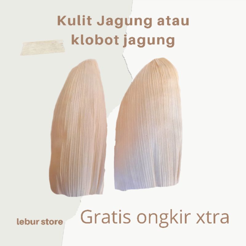 Klobot Jagung Kulit Jagung Bahan Kerajinan