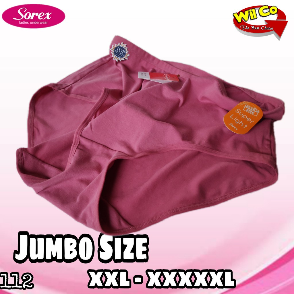 K112 - (Harga Per 1 Potong) CELANA DALAM WANITA JUMBO KATUN PAKAIAN DALAM PAKAIAN WANITA CD SOREX BIG SIZE EQL - QXL