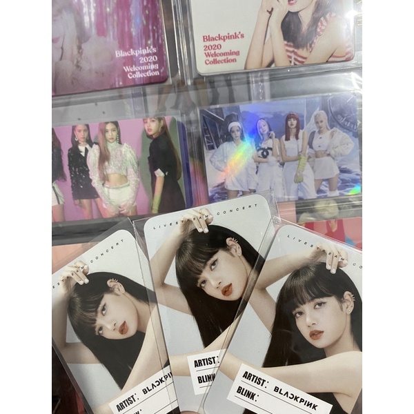 LISA PHOTOCARD WELCOME KIT BLACKPINK THE SHOW ID CARD PC