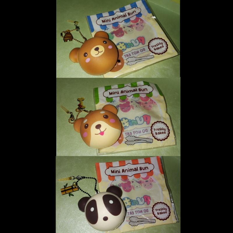PROMO SQUISHY MINI ANIMAL BUN, PRODUCTION PUNI MARU, cafe de n