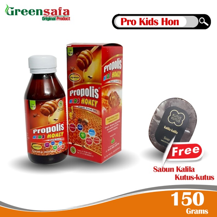 

Promo Termurah Madu Penambah Nafsu Makan Propolis Kids Honey 150grams