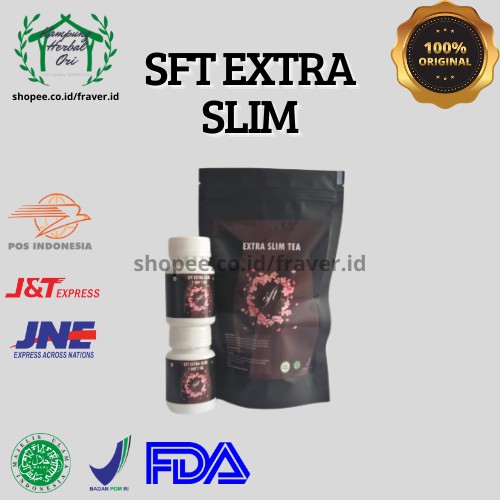 SFT Extra Slim Pelangsing Badan Original 1 Day 1 Kg Tea