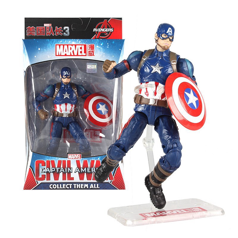 Marvel Avengers Infinity War Captain America 3 Civil War Pvc - captain americairon man mixed roblox