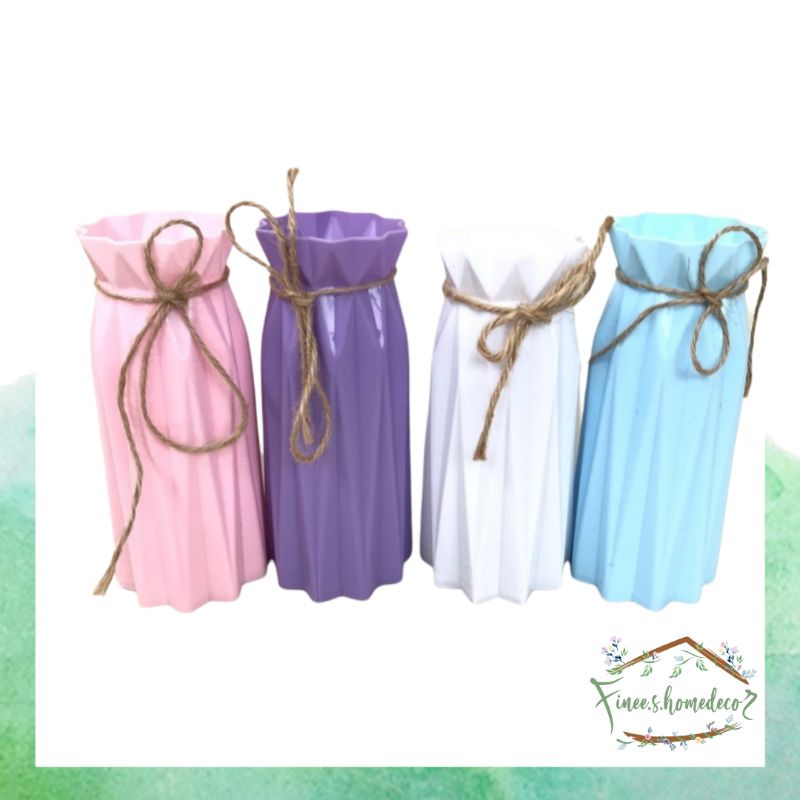vas PITA PANJANG - pot bunga artificial plastik home decor shabby chic