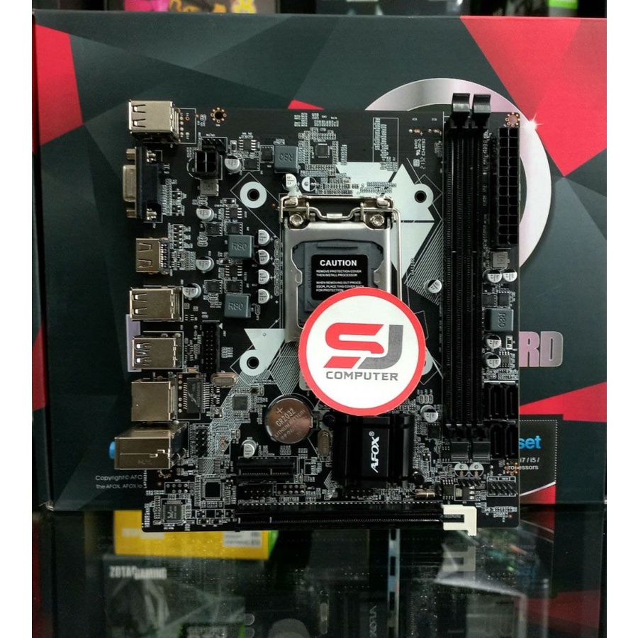 Motherboard Afox H81 LGA 1150 garansi 2 tahun resmi