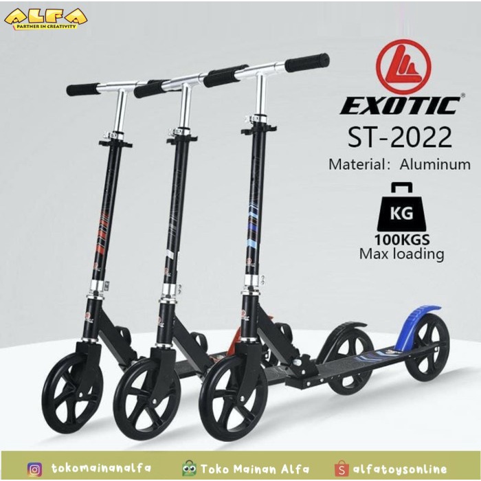 Toko Mainan ALFA Scooter Exotic ST-2022