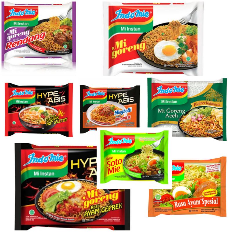 

Indomie Goreng dan Kuah All Varian