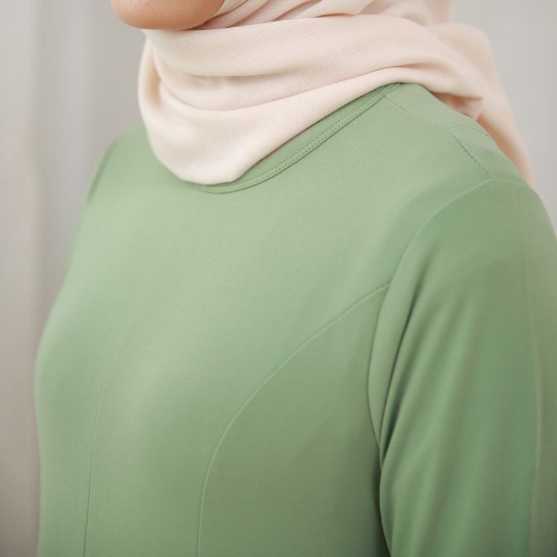 [Irnanda] Gamis Dress Diamond Umbrella Payung Bahan Jersey Diamond Premium Best Seller-4