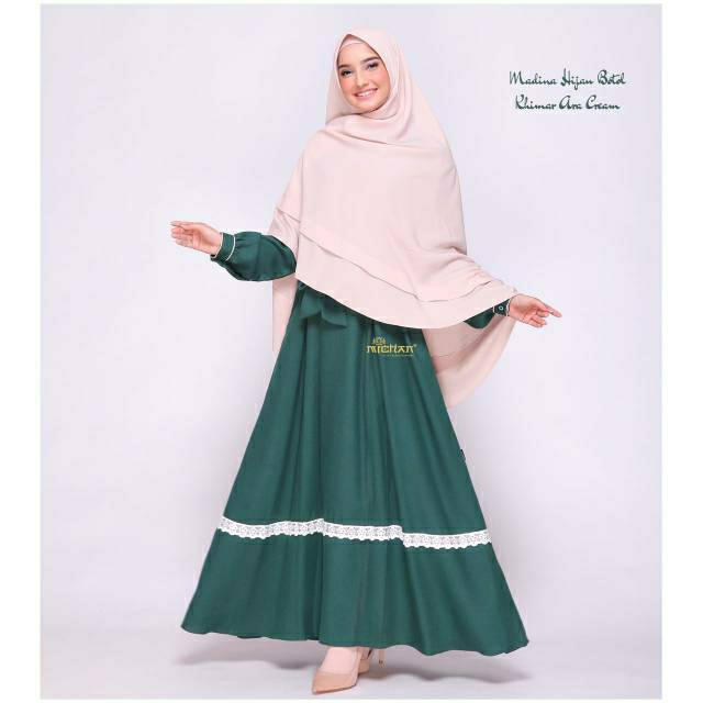 Gamis Polos Busui Madina Dress by Michan