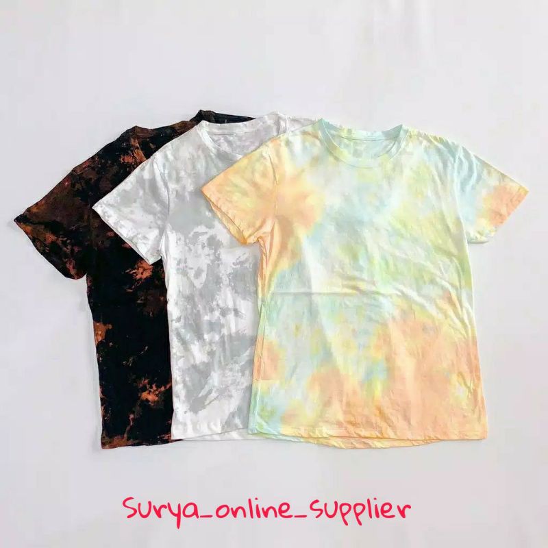 Tie Dye Tee / Tshirt Wanita Tie Dye / Kaos Murah