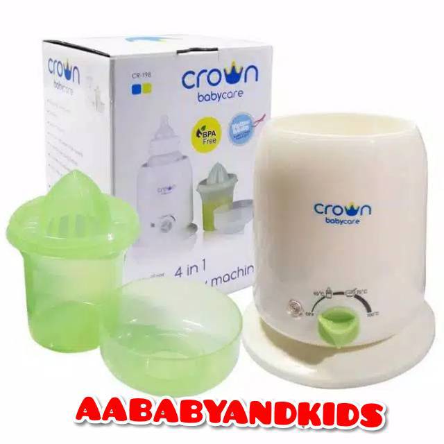 Crown Babycare Pemanas dan Penghangat ASI BPA FREE- Warmer 4 in 1 Machine BPA FREE