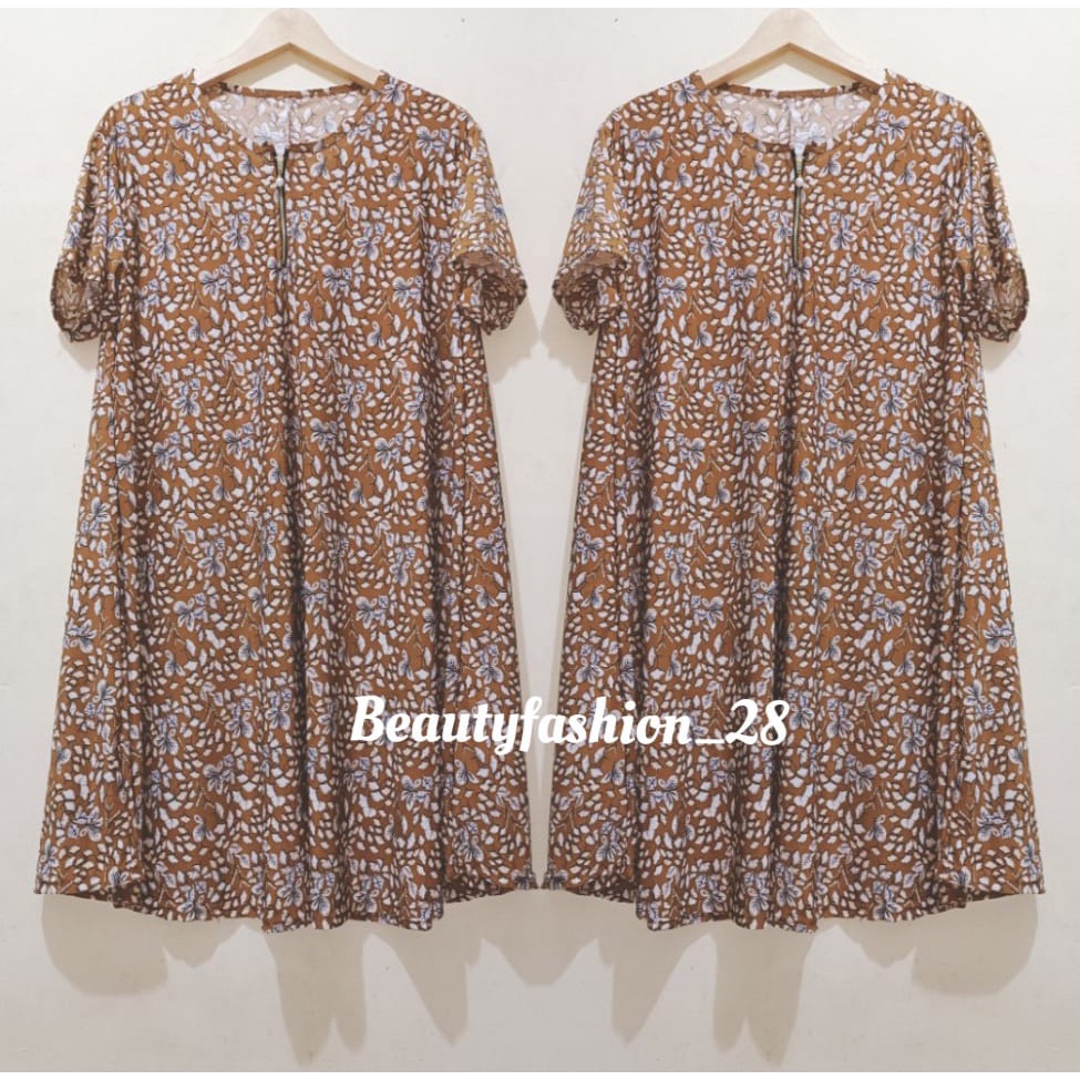 Deress  Hazkia jersey superjumbo/daster relsleting busui ld 120 melar sampai 160